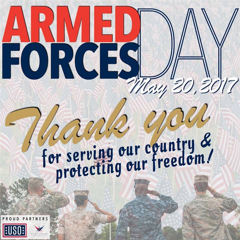 Thanks to Members and Veterans of our Nation's Armed Forces!